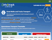 Tablet Screenshot of infotrack.co.nz